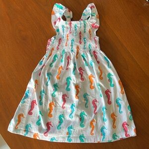 Hatley smocked sea horses dress